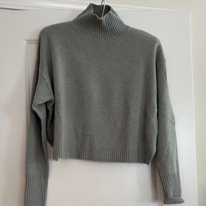Naked Cashmere blue/green Turtleneck Sweater